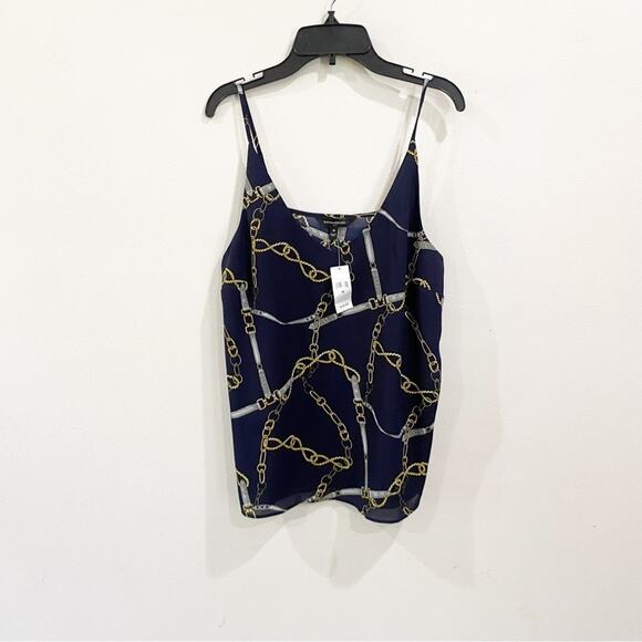 Banana Republic NWT Chain Print Satin Tank & Midi Skirt Set Old Money Chic - Picture 9 of 13